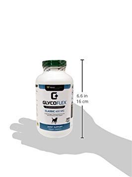 VetriScience GlycoFlex Classic Hip and Joint Supplement with Green Lipped Sea Mussel for Dogs, 600 Mg, 300 Chewable Tablets