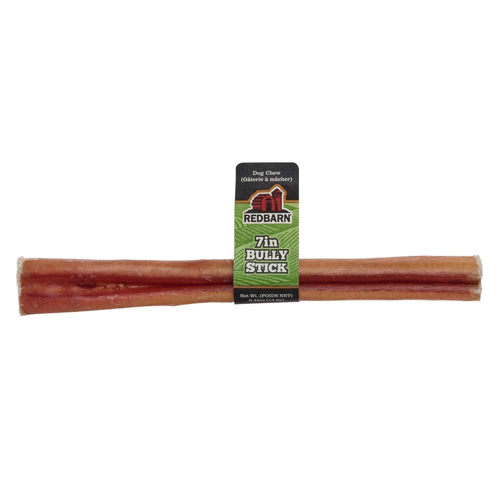 Redbarn Pet Products 7 Inch Bully Sticks - Case of 35 - Naturally Low Odor Long Lasting 100% Beef Chews for Medium Large Dogs & Puppies - Best Single Ingredient Treat Reward