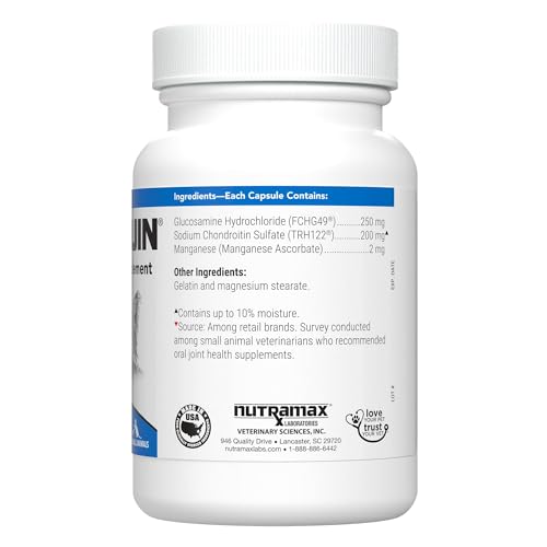 Nutramax Cosequin Single Strength Joint Health Supplement for Pets, 132 Count