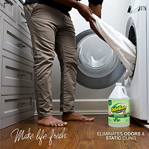 OdoBan Disinfectant Concentrate and Odor Eliminator, 1 Gallon, Original Eucalyptus Scent
