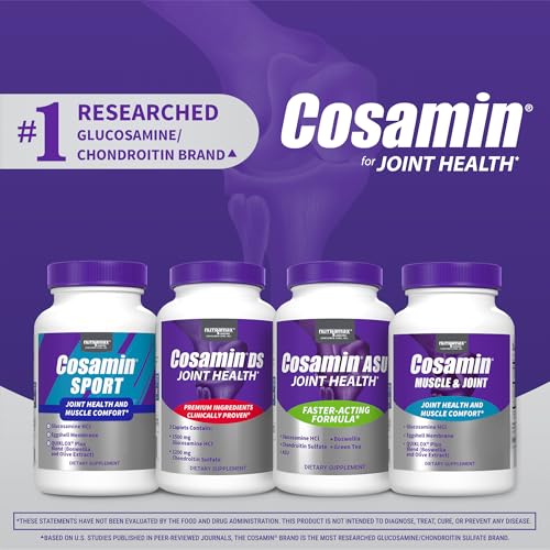 Nutramax Cosamin® Muscle & Joint, Works to Decrease Cartilage Breakdown, Protects Joints, and Reduces Muscle Soreness, 74 Capsules