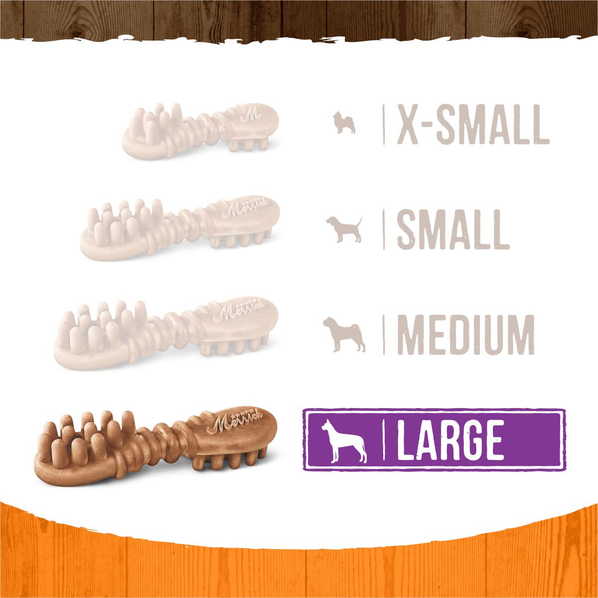 Merrick Fresh Kisses Natural Dental Chews, Treats Infused with Pumpkin and Cinnamon for Small Dogs 15-25 Lbs - 20 oz. Bag