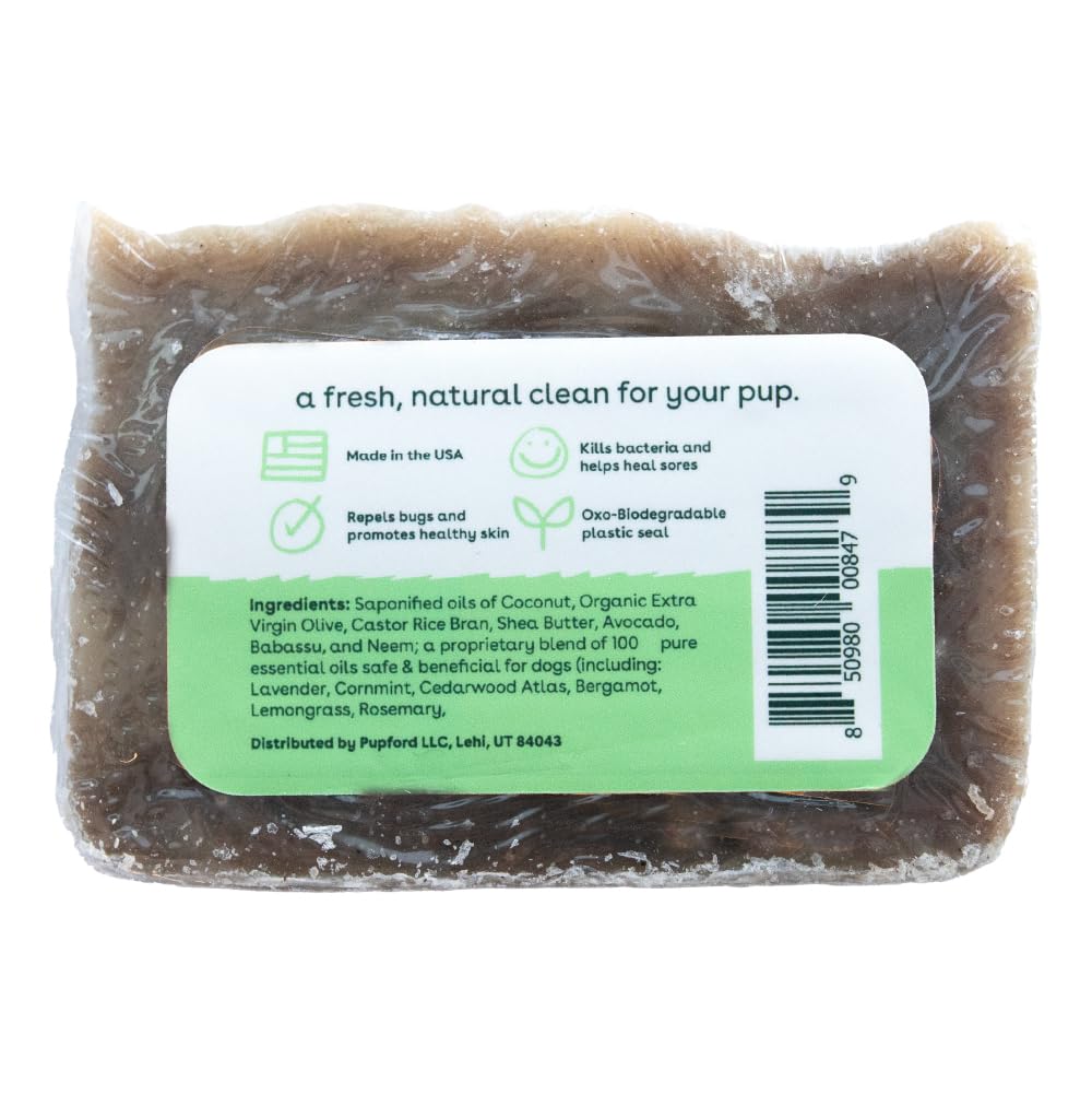 Pupford Sudsy Shampoo Bar for Dogs (Original)