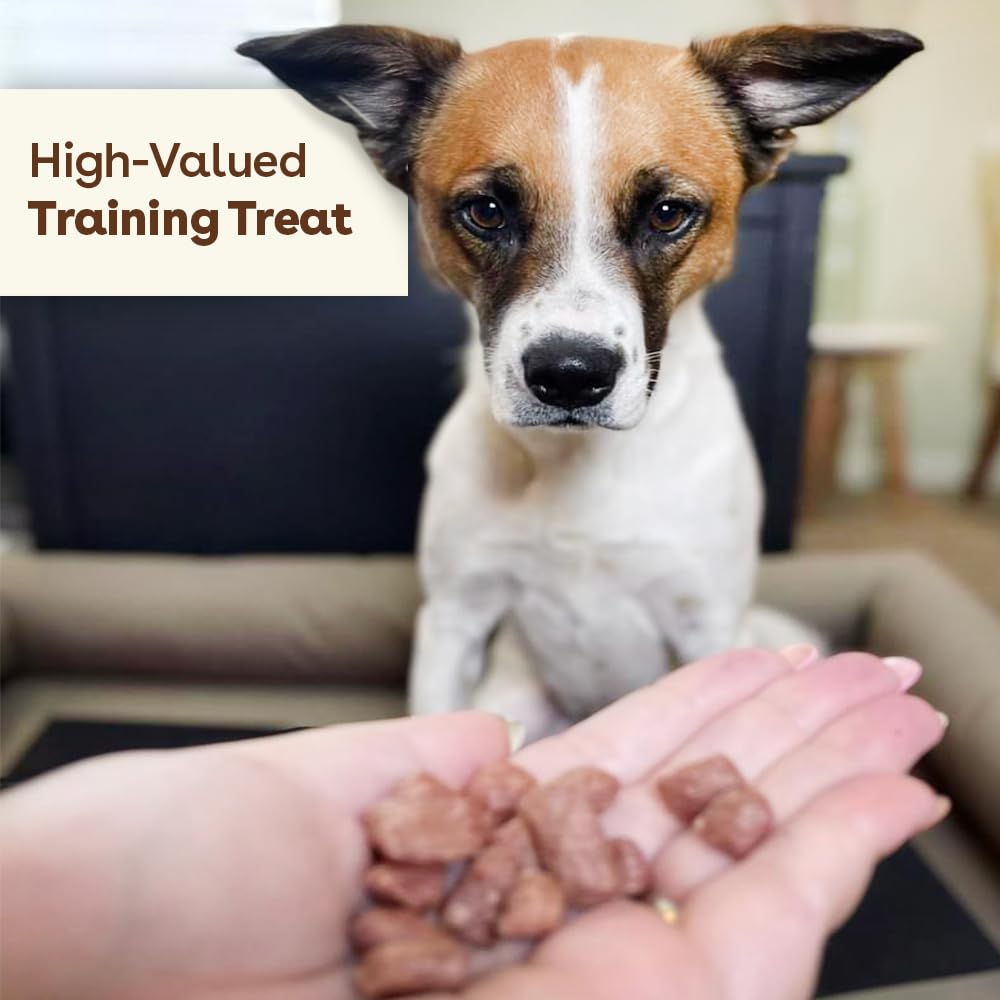 Pupford Freeze Dried Training Treats Bundle for Dogs & Puppies, 1400+ Limited Ingredient Bites (Beef Liver + Chicken + Salmon, 4oz)