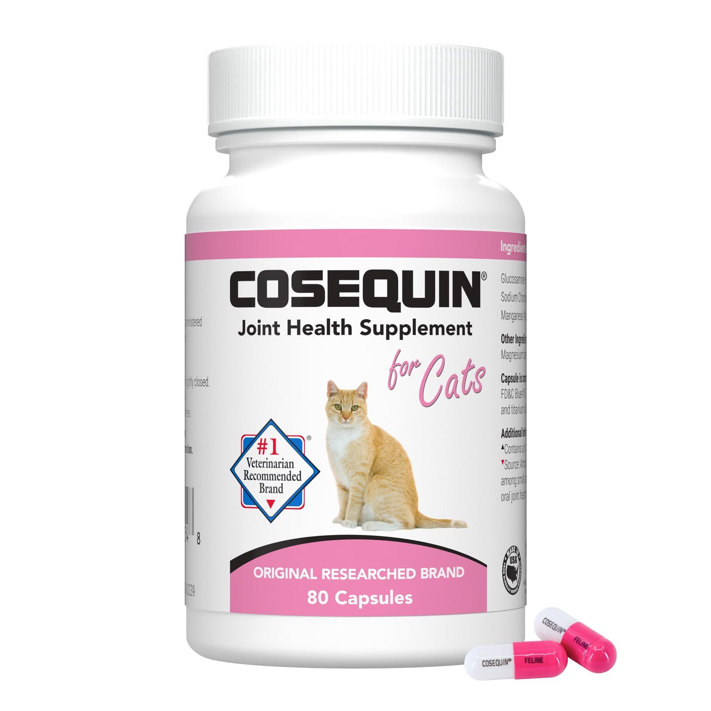 Nutramax Cosequin 80 Sprinkle Capsules for Cats