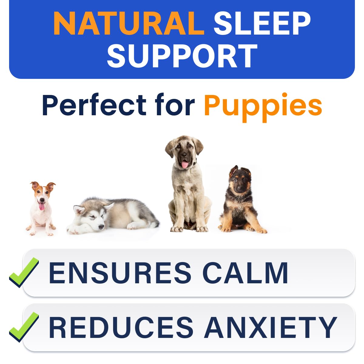 (Extra Strength) Calming Melatonin for Dogs Sleep - 6mg Dog Melatonin Chews for Small & Large Dogs, Puppy Melatonin Treats - Calming Aid for Dogs - Medium Doggie Sleeping Pills - 120 Treats