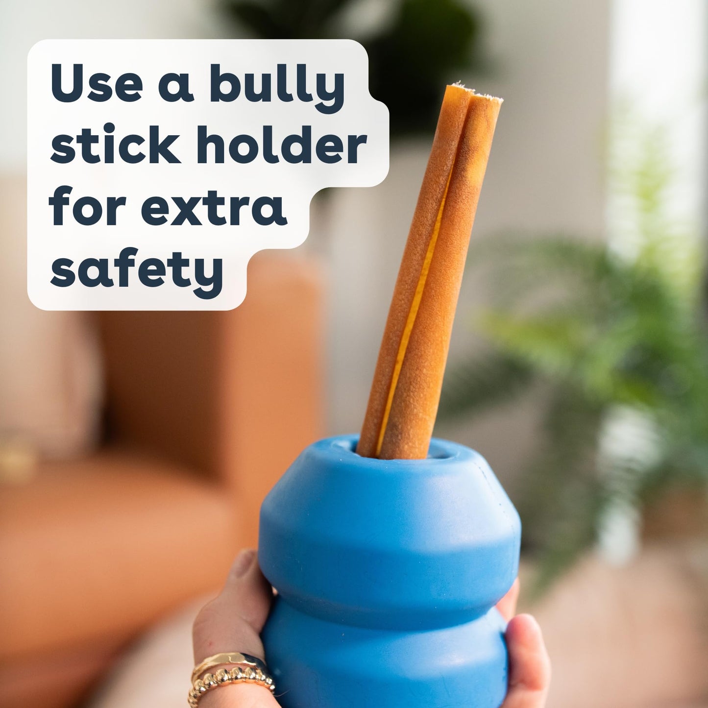 Pupford Thick Bully Sticks for Dogs & Puppies, Smoked for Improved Smell, Natural, Long-Lasting, Single Ingredient Chews for Medium & Large Breeds (12", 4 Count)