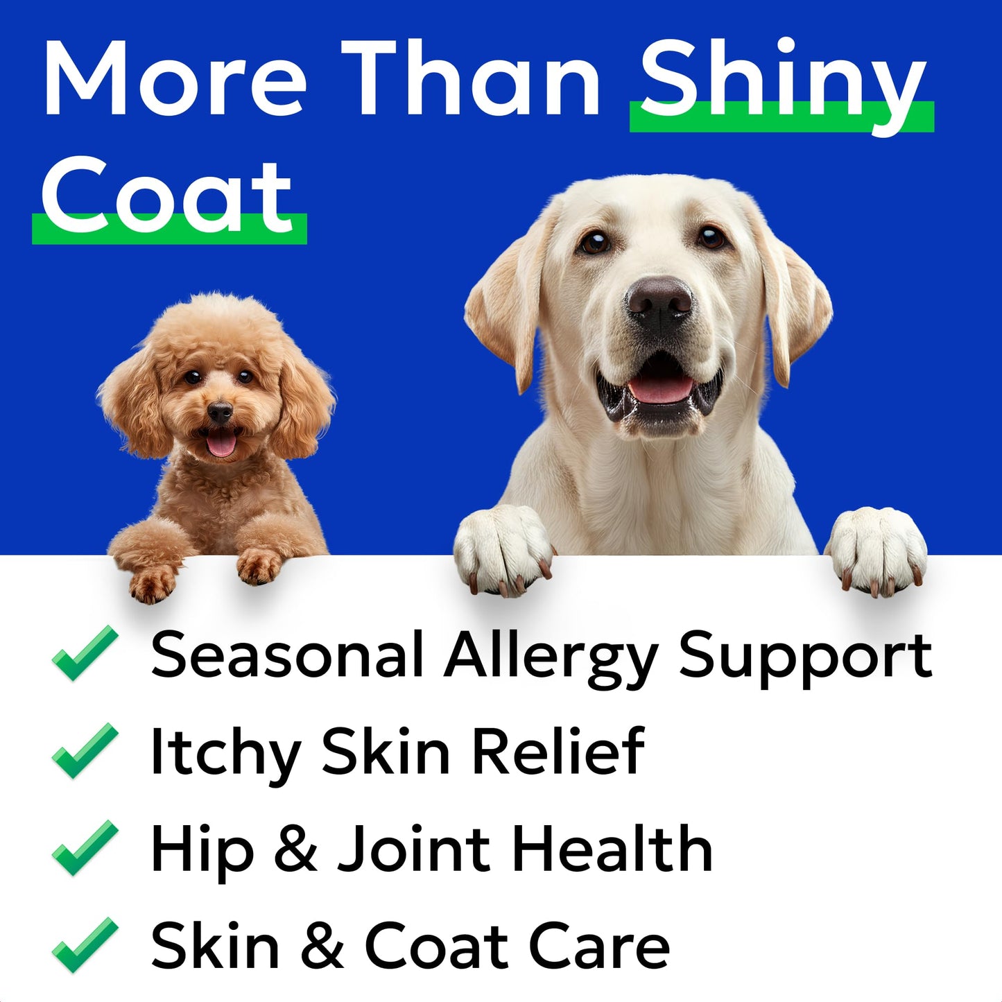 BARK&SPARK Omega 3 Fish Oil for Dogs & Cats - w/Wild Alaskan Salmon Oil for Dogs, Fish Oil Liquid Supplement for Pets, EPA+DHA Fatty Acids, Skin&Coat Support 32 Oz