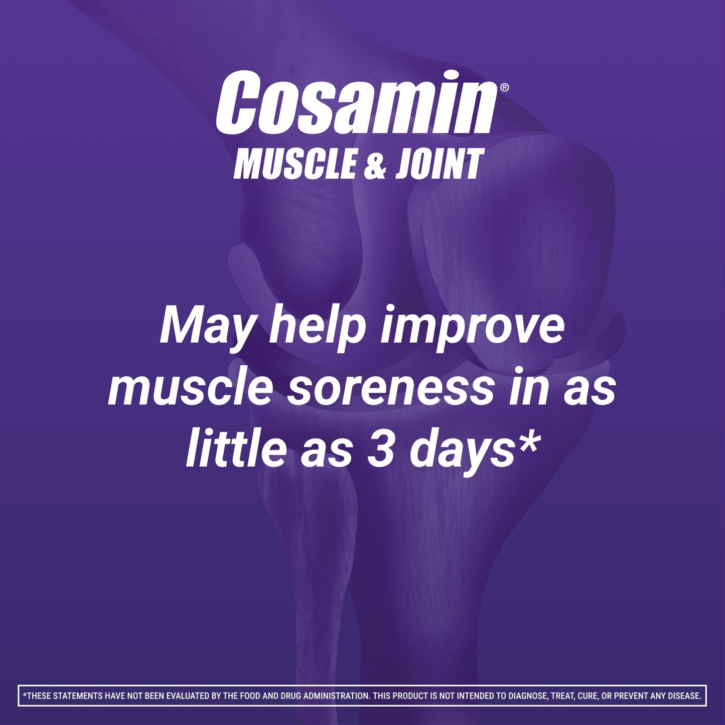 Nutramax Cosamin® Muscle & Joint, Works to Decrease Cartilage Breakdown, Protects Joints, and Reduces Muscle Soreness, 74 Capsules