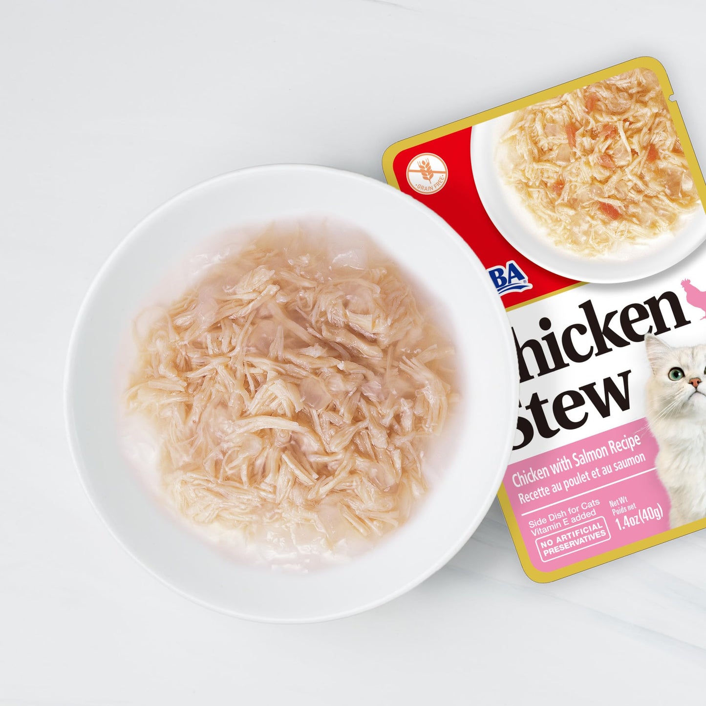 Inaba Chicken Stew with Cheese Wet Cat Food, 1.4 Ounces (Pack of 8)