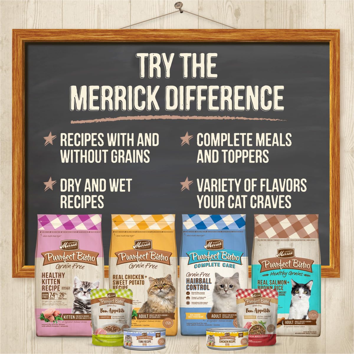 Merrick Purrfect Bistro Grain Free Wet Cat Food Rabbit Recipe Pate - (Pack of 24) 5.5 oz. Cans