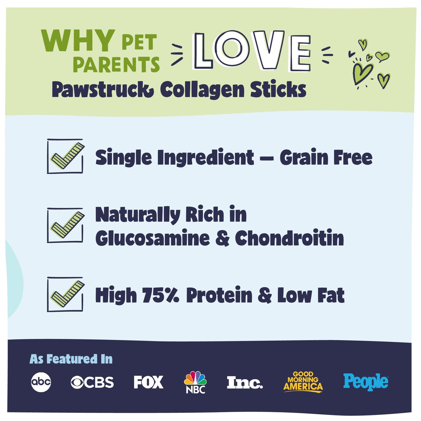 Pawstruck Natural Large 12" Beef Collagen Sticks for Dogs – Long-Lasting Rawhide Alternative, High Protein Treats with Chondroitin & Glucosamine – 5 Pack
