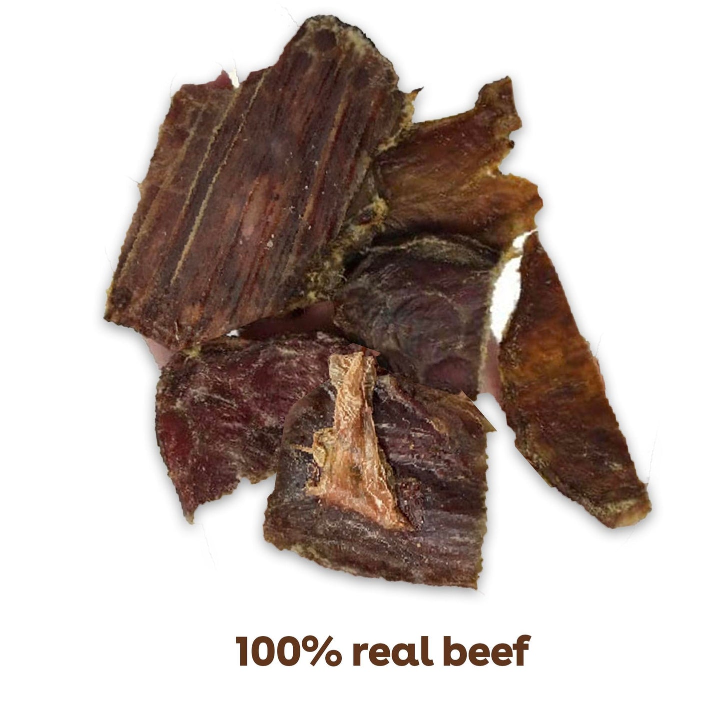 Pupford Crunchy Jerky Treats for Dogs & Puppies, Made in USA, Single Ingredient, No Fillers (Beef, 4 oz)