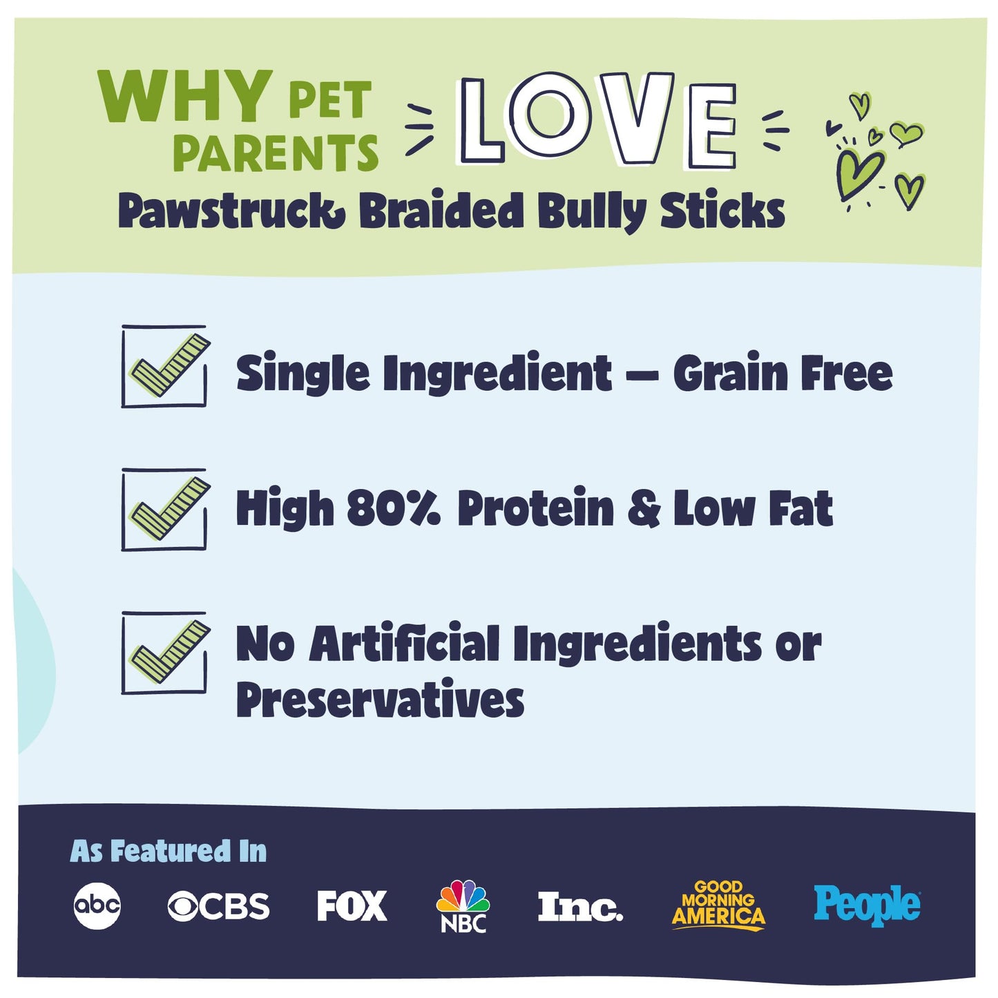 Pawstruck Natural 12" Braided Bully Sticks for Dogs – Tough, Long-Lasting, Rawhide-Free, Low-Odor, Single Ingredient Chew Treat for Aggressive Chewers – 5 Count – Packaging May Vary