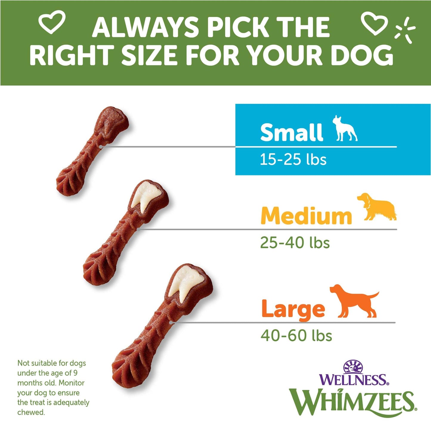 Wellness WHIMZEES Value Box Dog Dental Treats, Natural Chews, Small Size, (89 Count)
