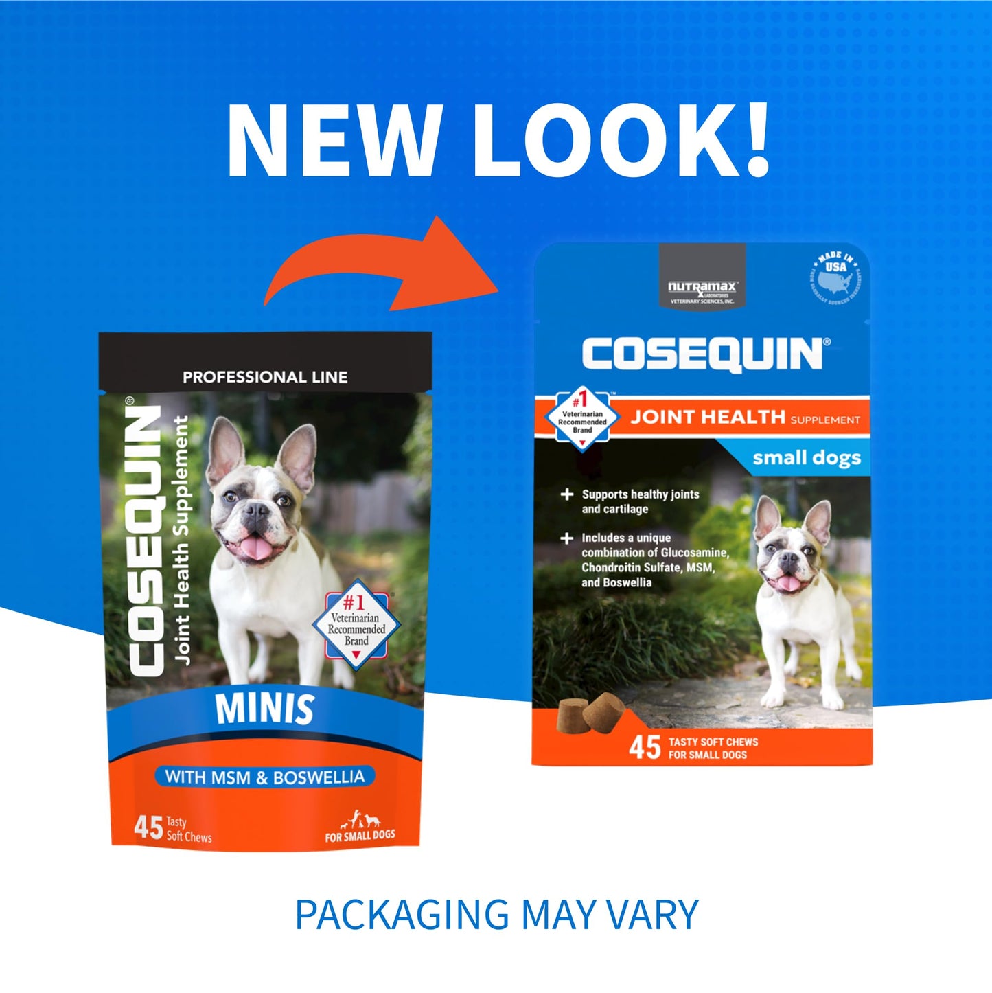 Nutramax Laboratories Cosequin Plus MSM & Boswellia Mini Sized Soft Chews