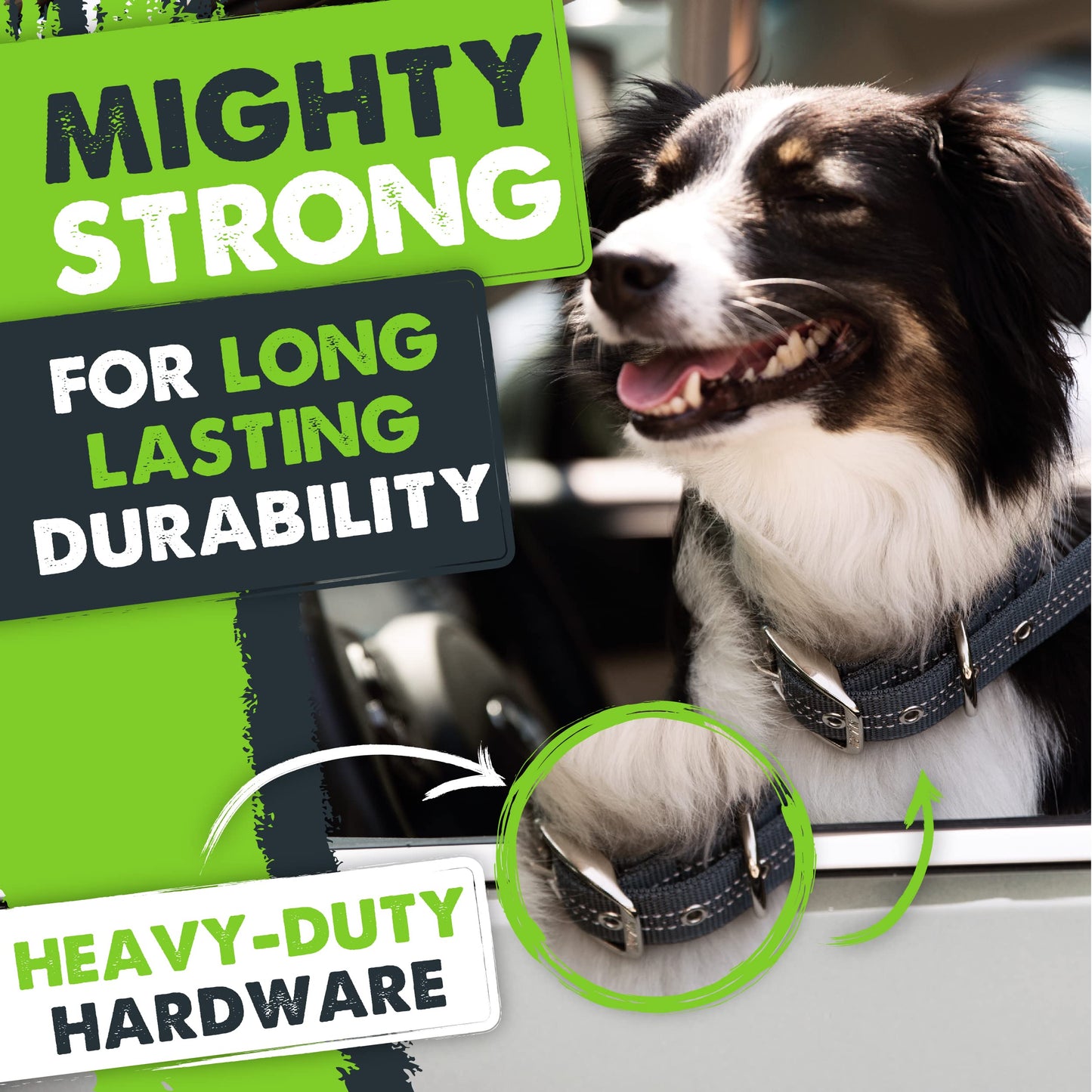 Mighty Paw Ultra Soft Dog Collar - Ultimate Comfort with Super Soft Neoprene Padding for Large and Small Dogs - Stay Safe and Visible with Reflective Threading - Fun in All Climates