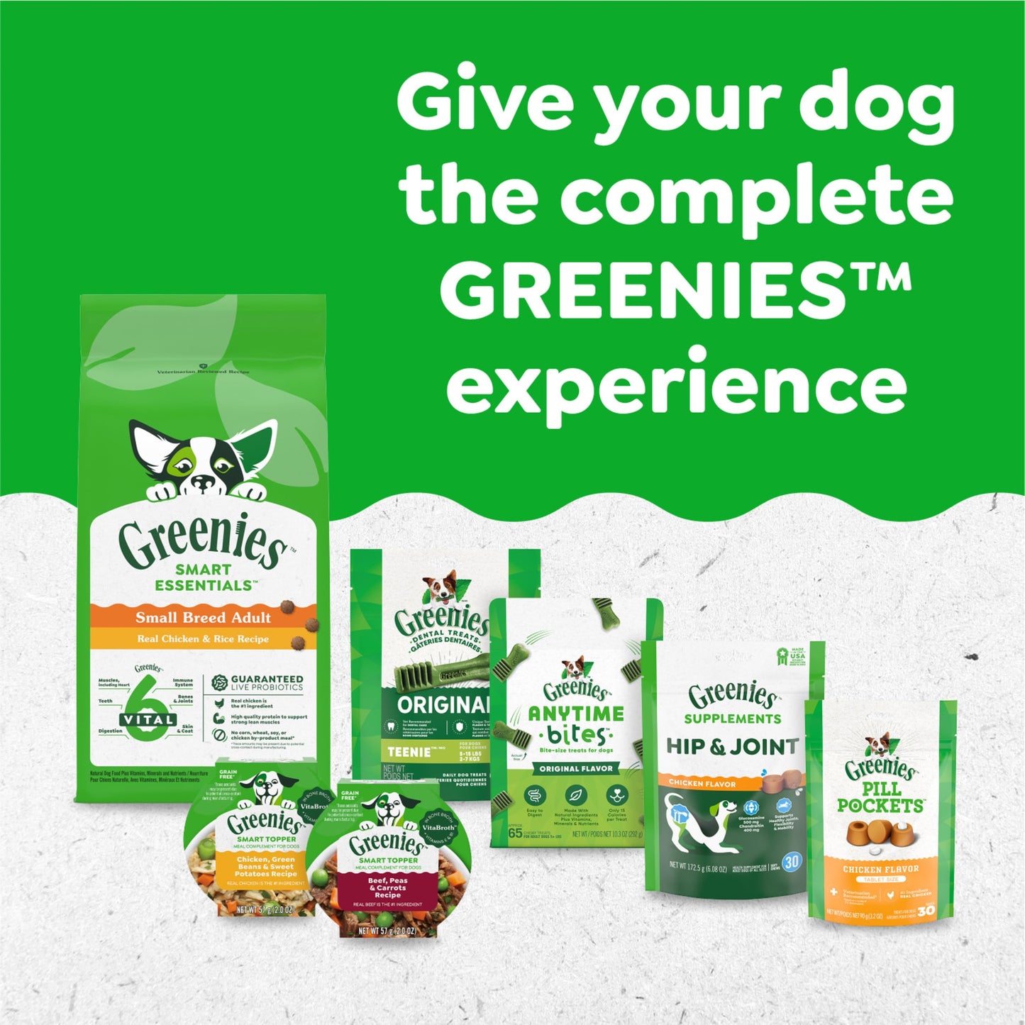 Greenies Original Petite Dental Dog Treats, 12 oz. Pack (20 Treats)