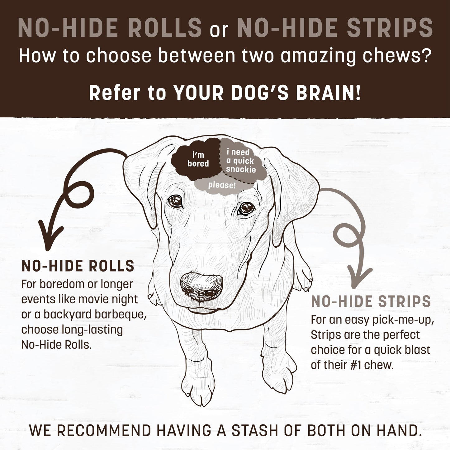 Earth Animal No Hide Large Beef Flavored Natural Rawhide Free Dog Chews Long Lasting Chew Sticks | Treats for Large Dogs | Great for Aggressive Chewers, 7 oz