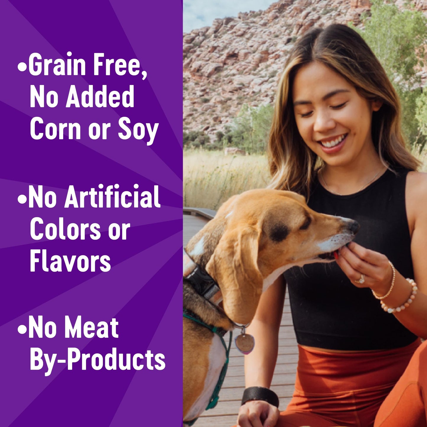 Wellness Puppy Treats, Natural, Training Treat, Grain Free, Crunchy Chicken & Carrot (6 Ounce Bag) (Pack of 2)