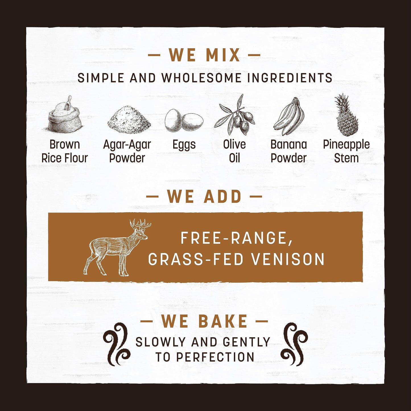 Earth Animal No Hide Strips Venison Flavored Natural Treats | No Rawhide | Quick & Thin Dog Chews | 1.5 Oz