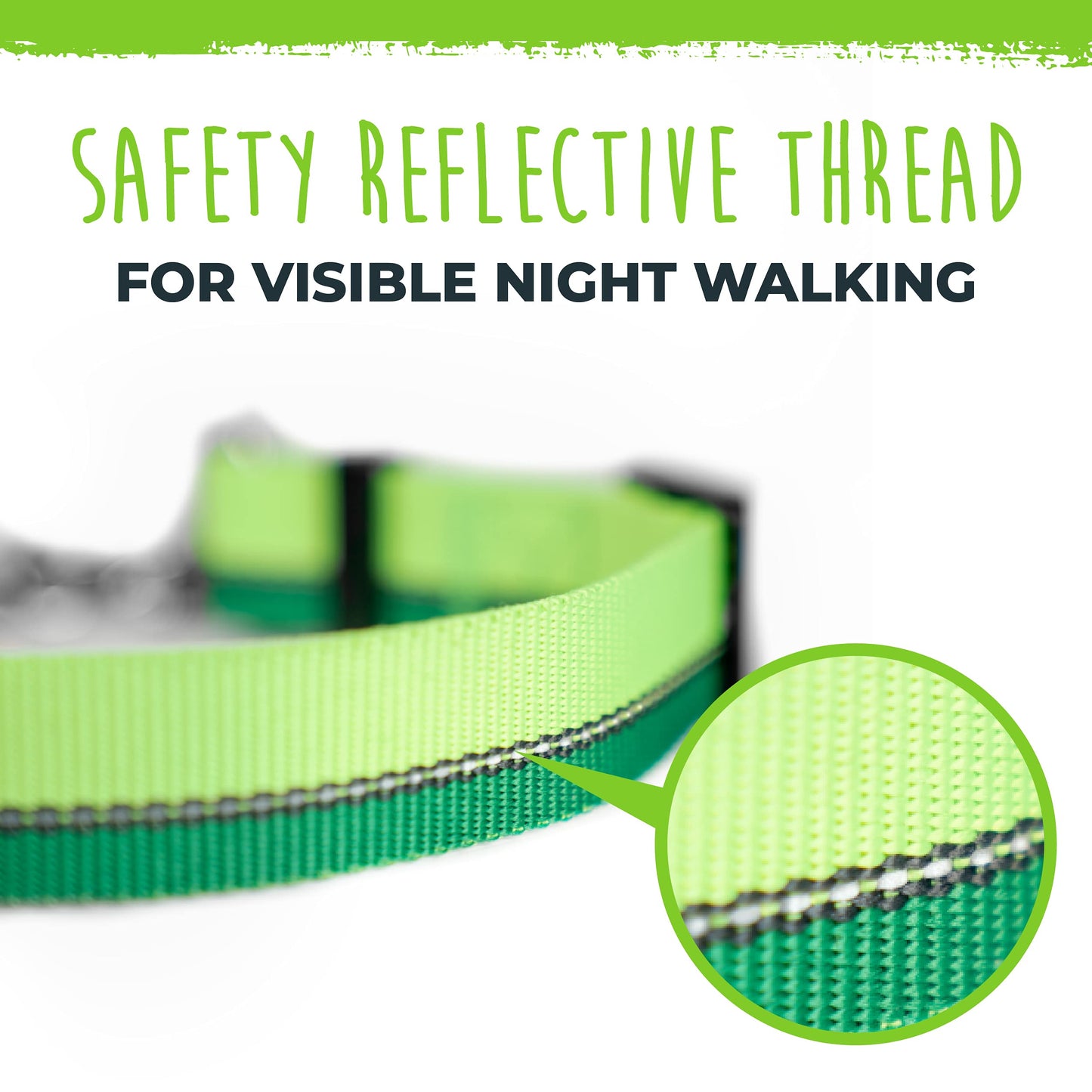 Mighty Paw Martingale Dog Collar 2.0 | Trainer Approved Limited Slip Collar with Stainless Steel Chain & Heavy Duty Buckle - Modified Cinch for Gentle & Effective Pet Training - S/M, Green
