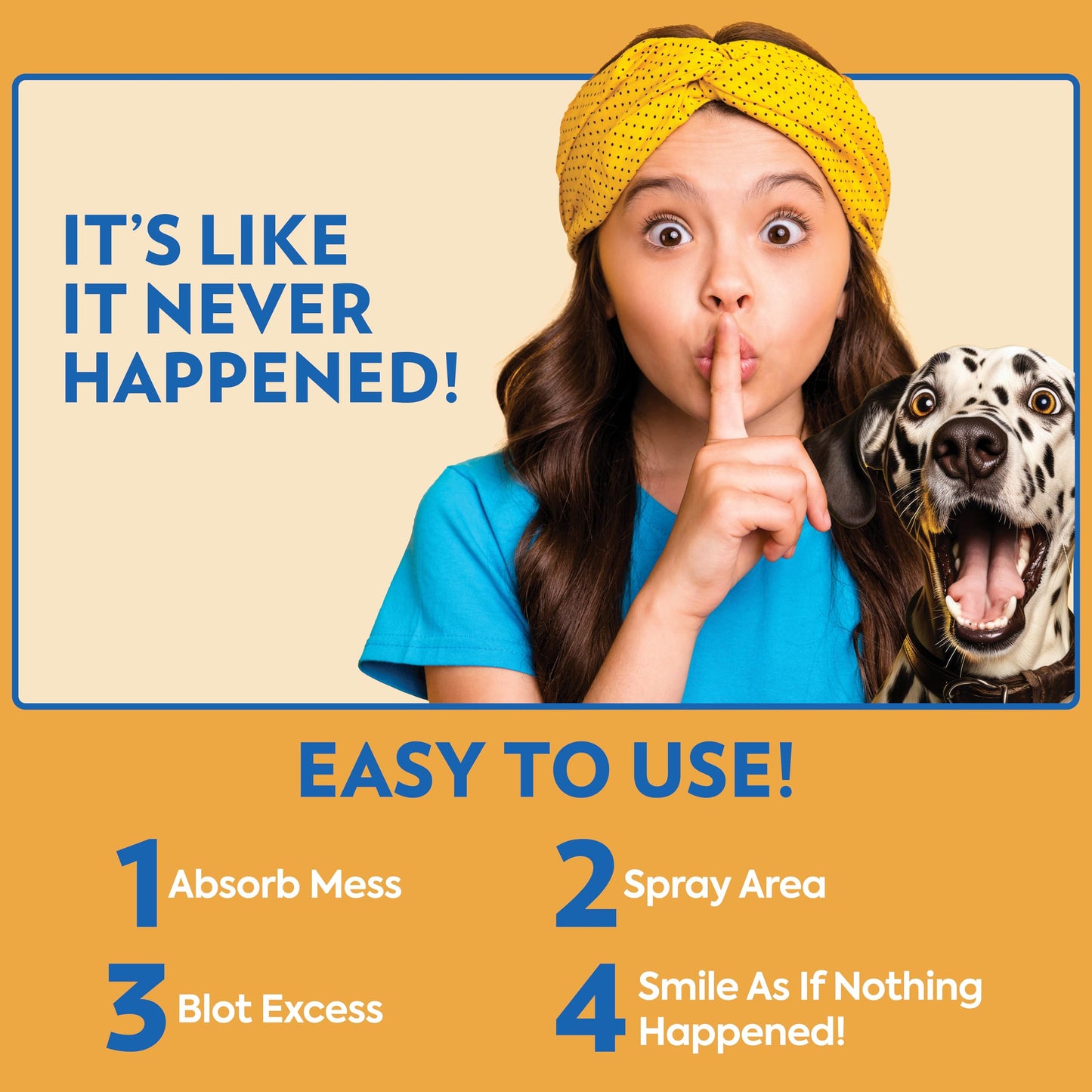OUT! PetCare Complete Oxy Stain Remover, Oxy Orange Spray, Pet Stain and Odor Eliminator, Carpet Cleaner, Dog Urine Remover and Pet Odor Neutralizer, Upholstery Cleaner, 32 fl oz