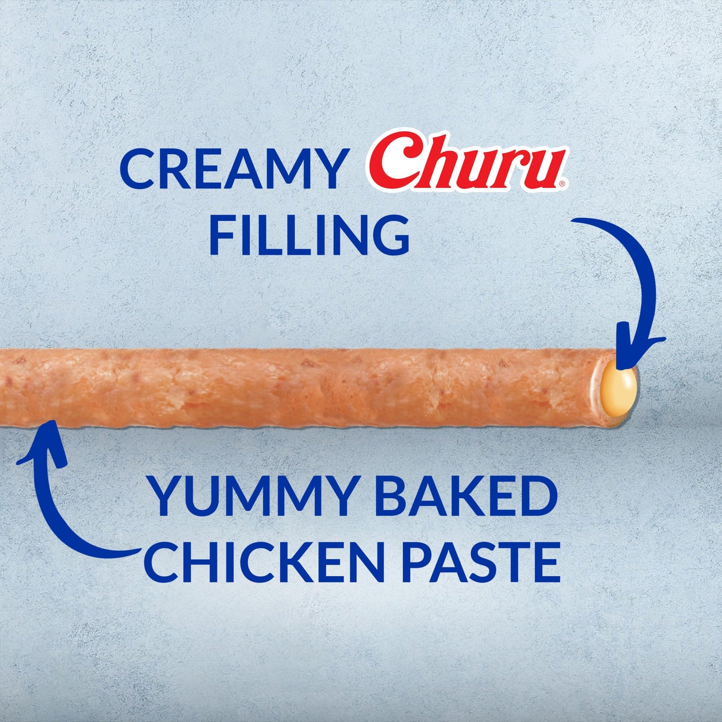 INABA Churu Rolls for Dogs, Soft & Chewy Baked Chicken Wrapped Filled Dog Treats, 0.42 Ounces Each Tube, 64 Tubes Total, Chicken with Salmon Recipe