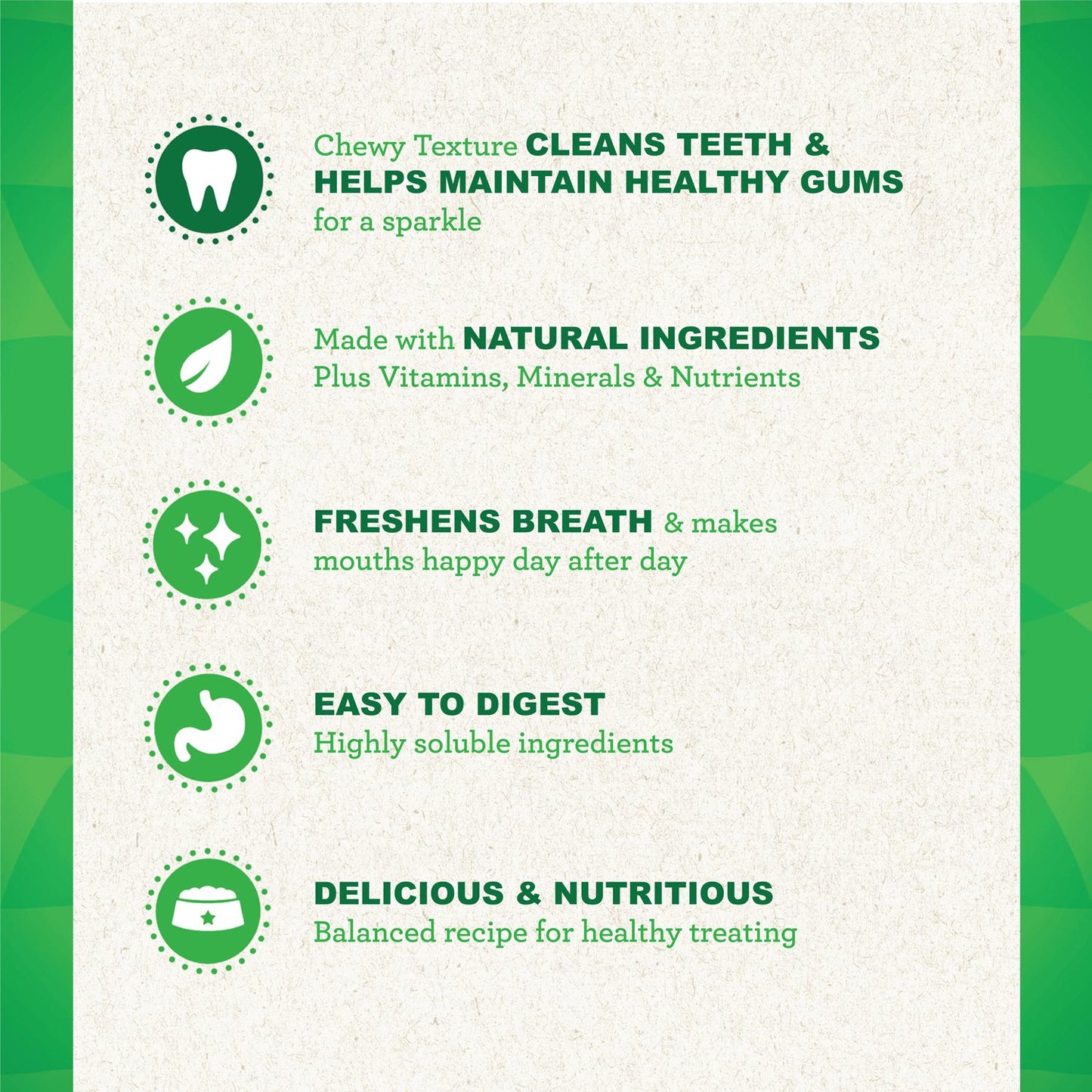 Greenies Regular Dental Dog Treats, Flavor Variety Pack (60 Treats)