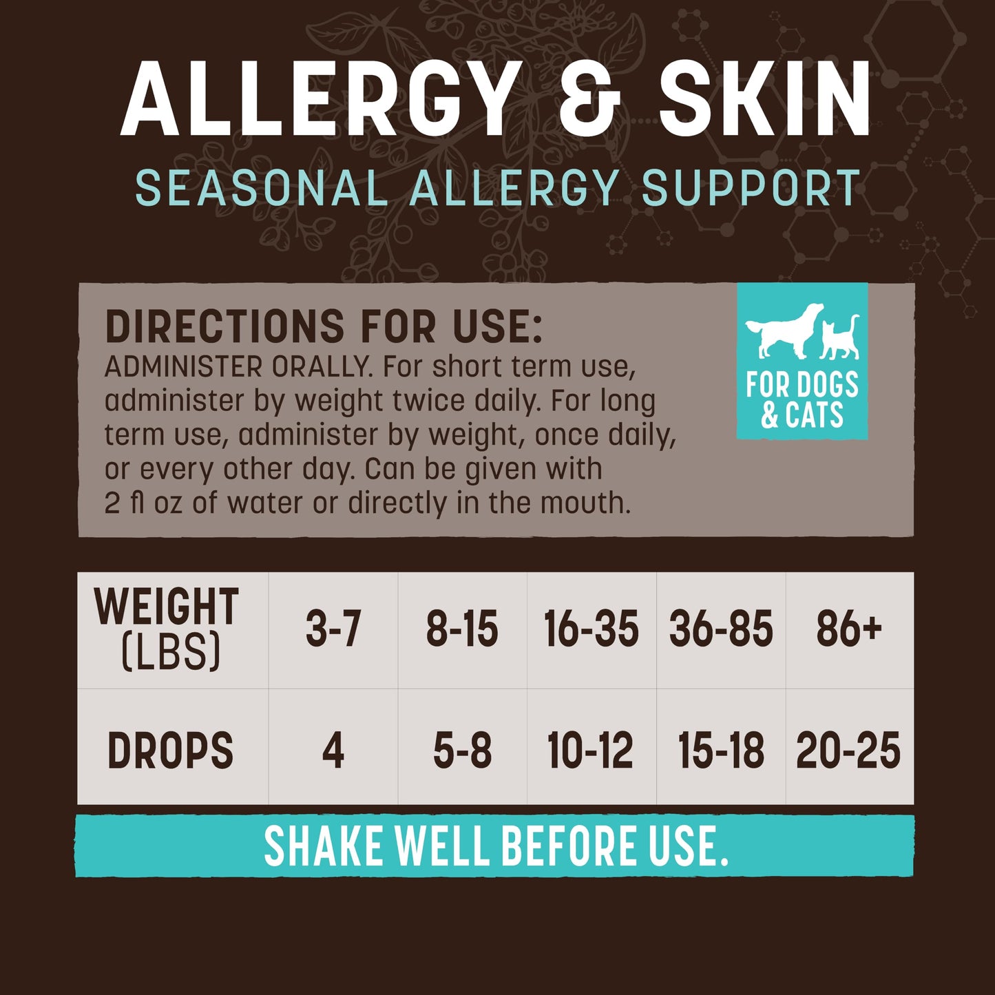Earth Animal Herbal Remedies | Allergy and Skin | 2 fl oz
