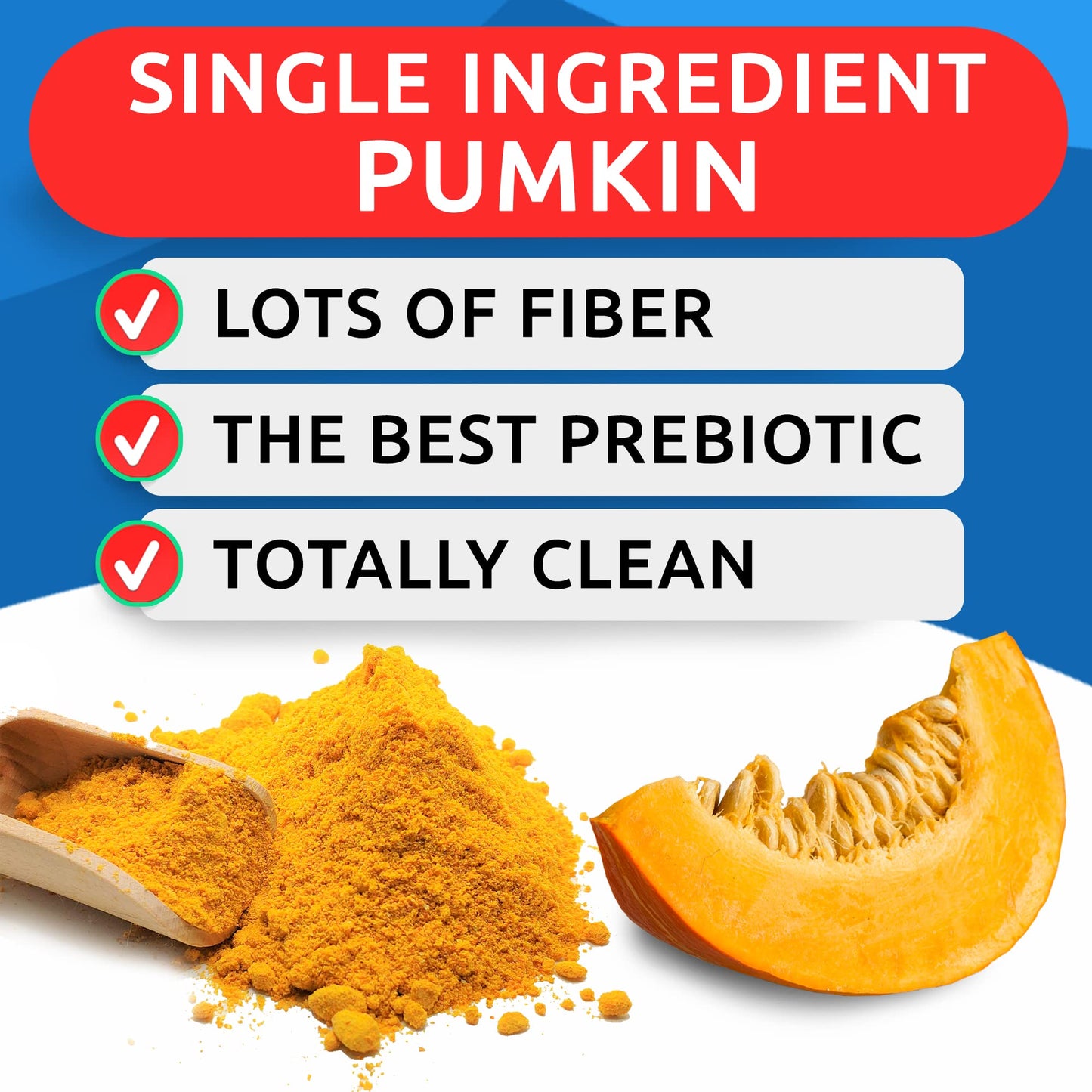 BARK&SPARK Pumpkin for Dogs - 16.2oz Powdered Fiber Supplement and Stool Softener - Treat Diarrhea, Constipation, Upset Stomach, Food Sensitivity - Improve Digestion - Made in USA