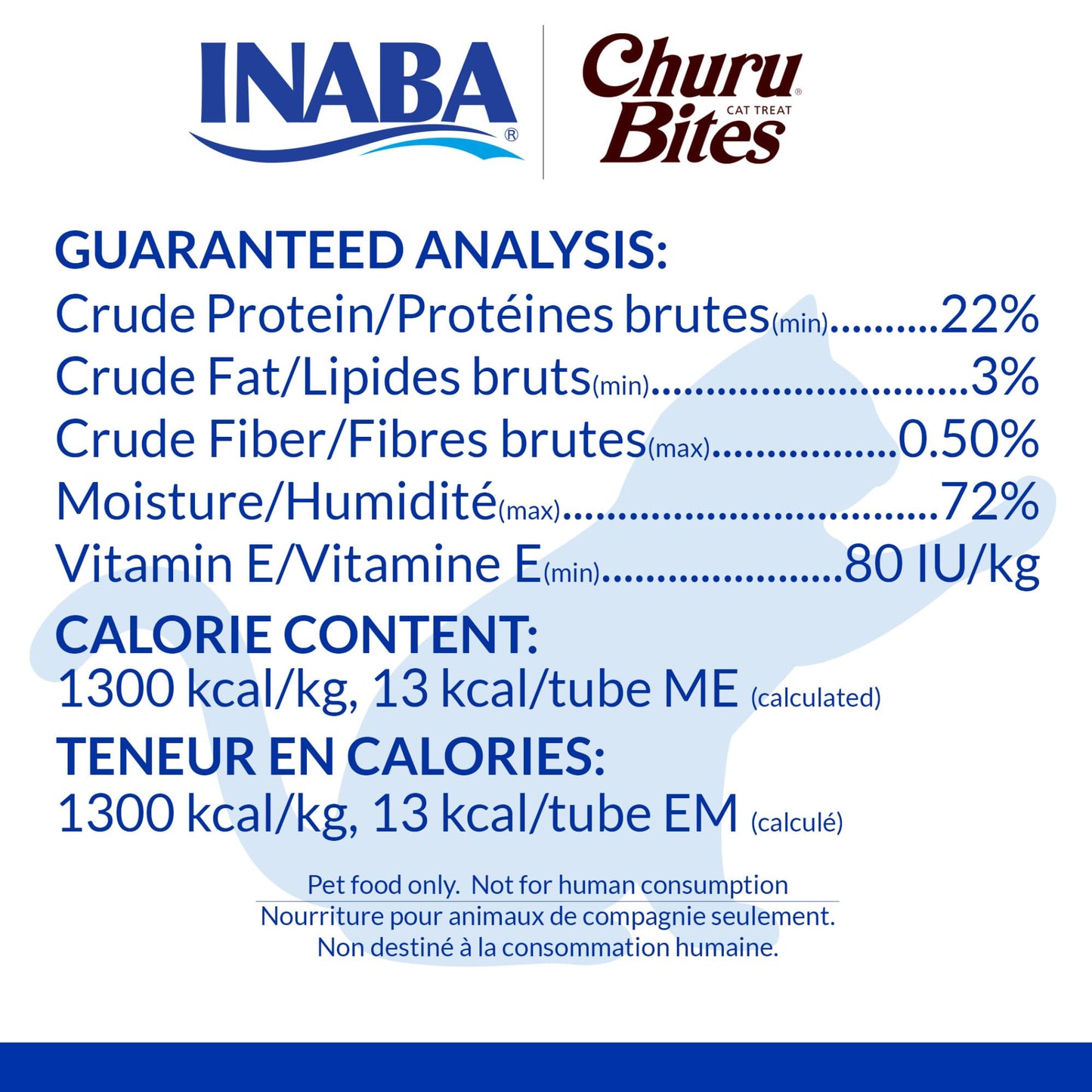 Inaba Churu Bites for Cats, Soft Baked Chicken Churu Filled Cat Treats with Vitamin E, 0.35 Ounces Each Tube, 24 Tubes Total (3 per Pack), Tuna with Salmon Recipe