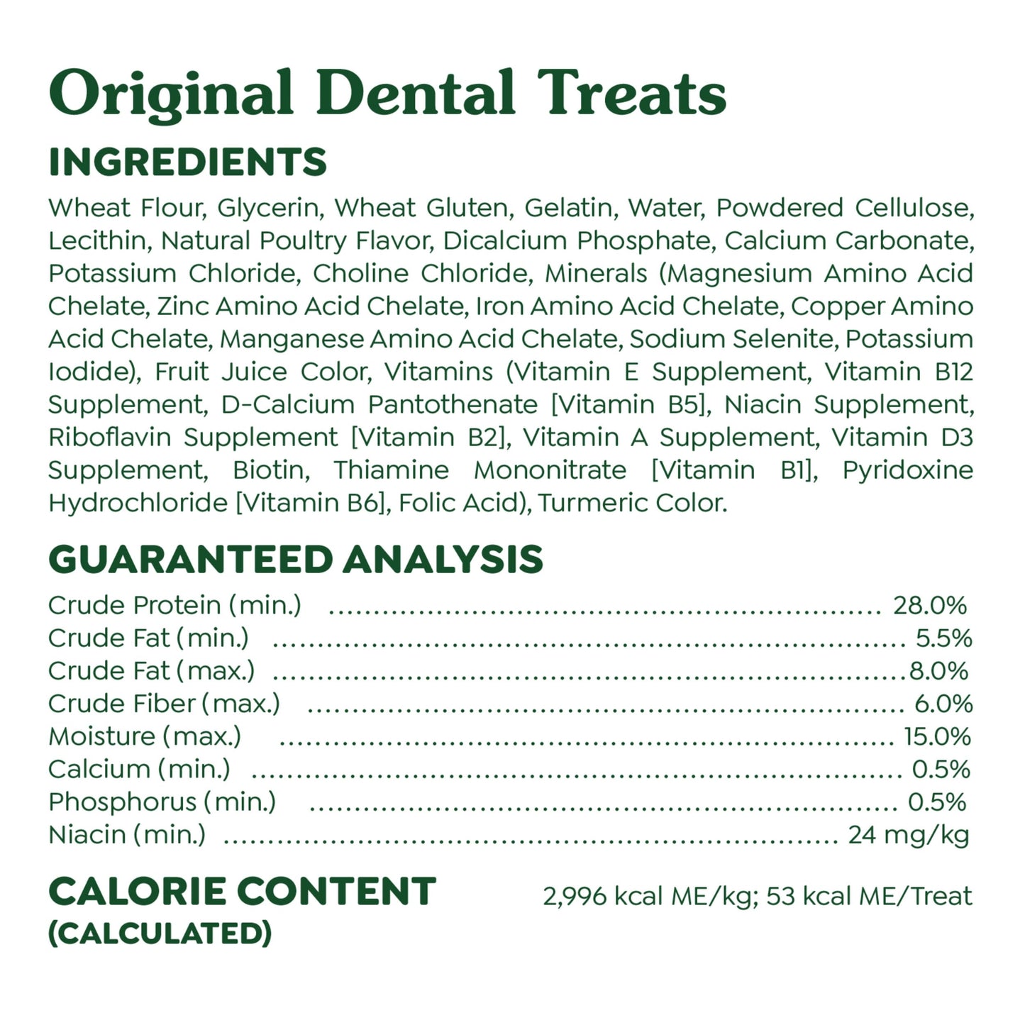Greenies Original Large Dental Dog Treats, 12 oz. Pack (8 Treats)