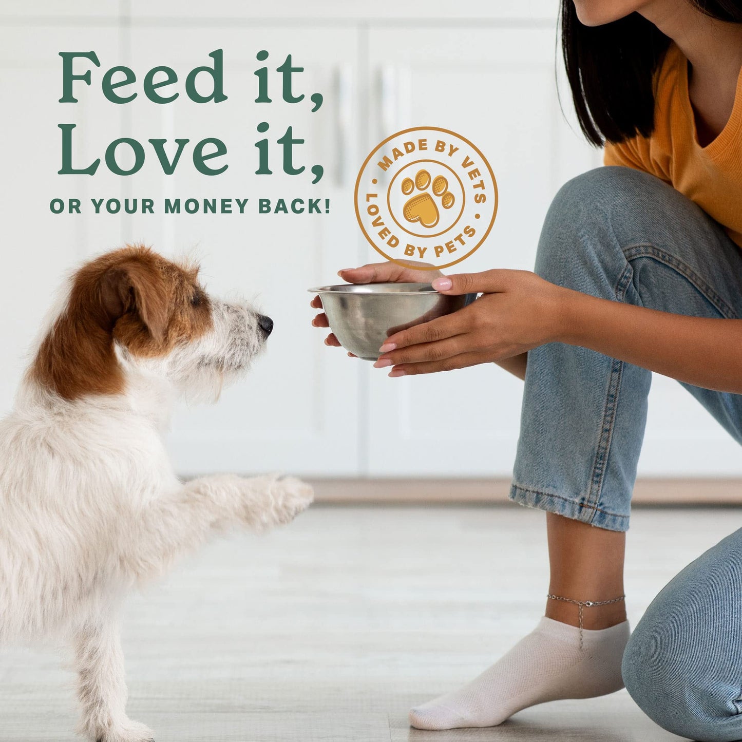 The Missing Link Hip & Joint + Probiotics Supplement 1lb Bag - Superfood Powder for Dog Cartilage & Bone Health, Joint Mobility & Flexibility