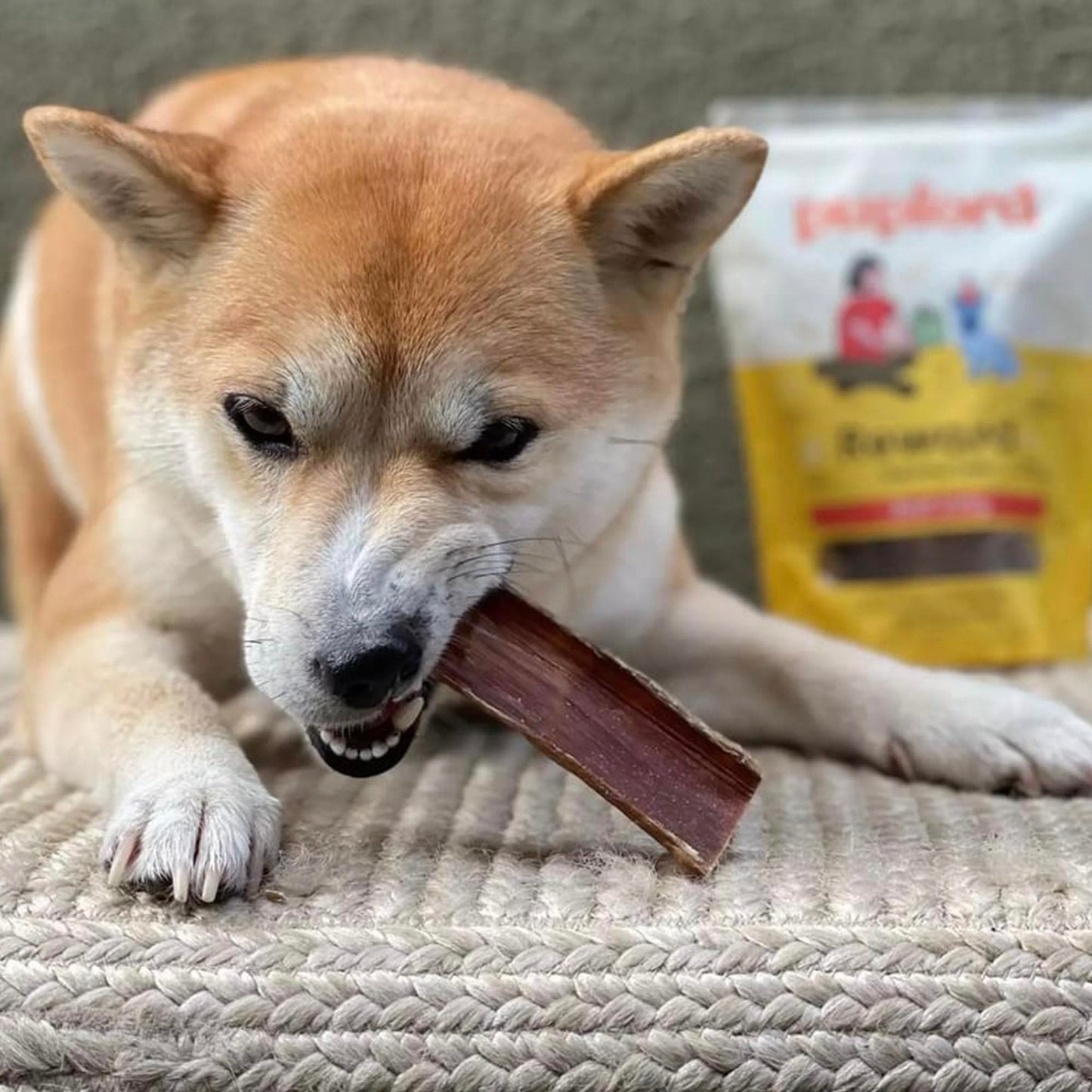 Pupford Crunchy Jerky Treats for Dogs & Puppies, Made in USA, Single Ingredient, No Fillers (Beef, 4 oz)