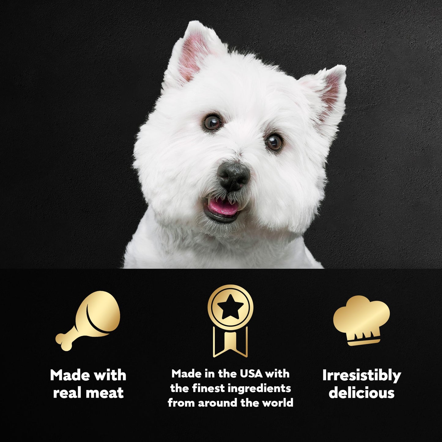 Cesar Wet Dog Food Steak Lovers Variety Pack with Real Meat, 3.5 oz. Trays (36 Count, Pack of 1)