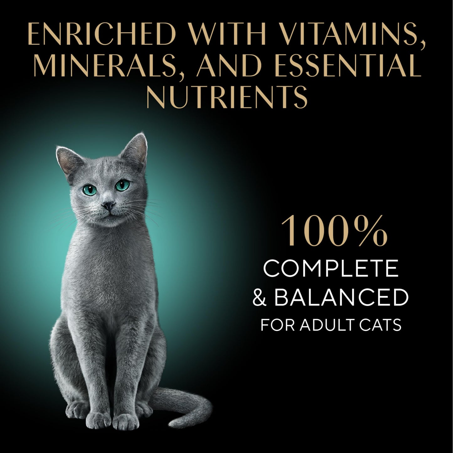 Sheba Perfect Portions Wet Cat Food Cuts in Gravy Variety Pack, Roasted Chicken Entree, with Sustainable Salmon, and Tender Turkey Entree, 2.6 oz. Twin-Pack Trays (24 Count, 48 Servings)