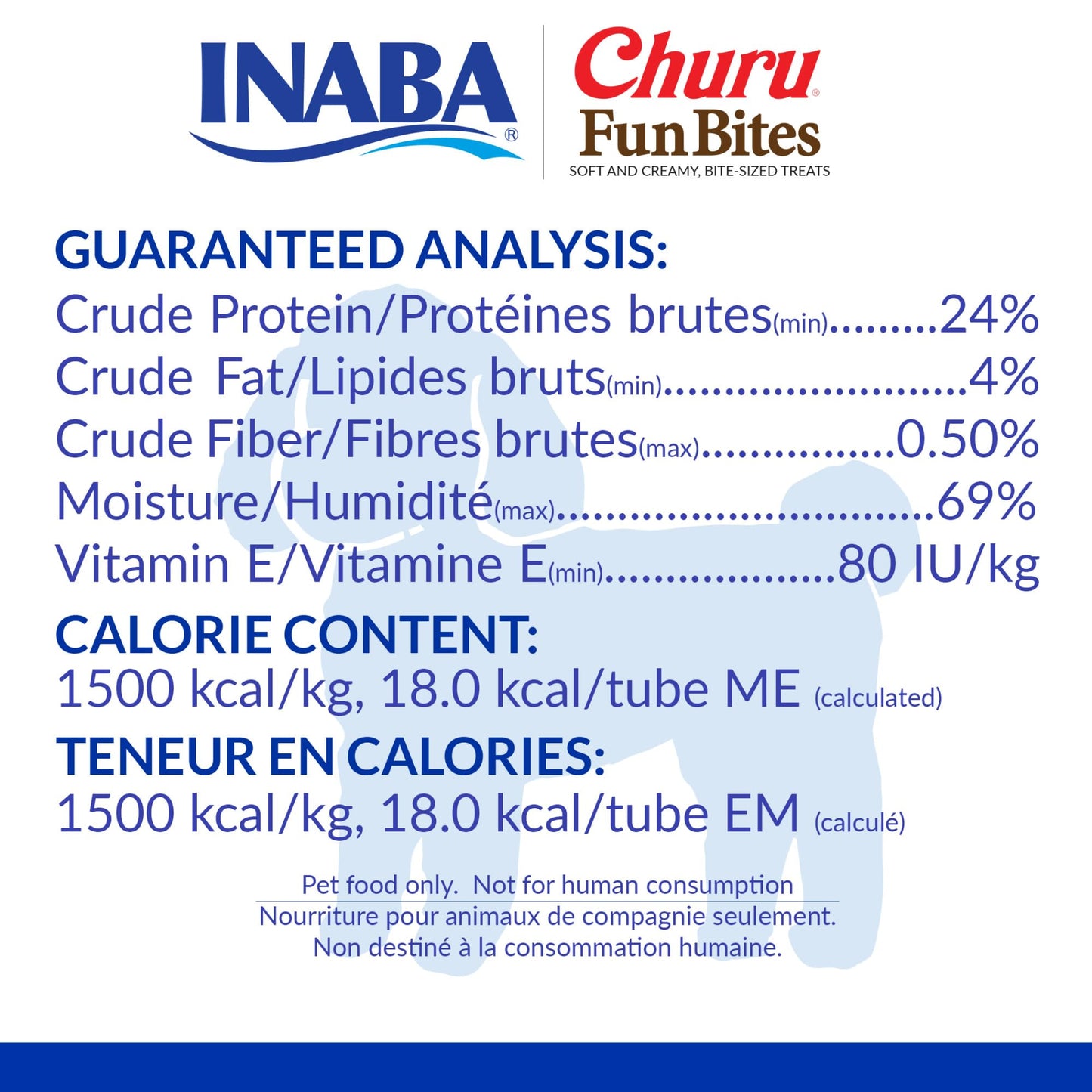 INABA Churu Fun Bites for Dogs, Soft & Chewy Baked Chicken Wrapped Filled Dog Treats with Vitamin E, 0.42 Ounces per Tetra, 8 Tetras per Box, Chicken with Sweet Potato Recipe