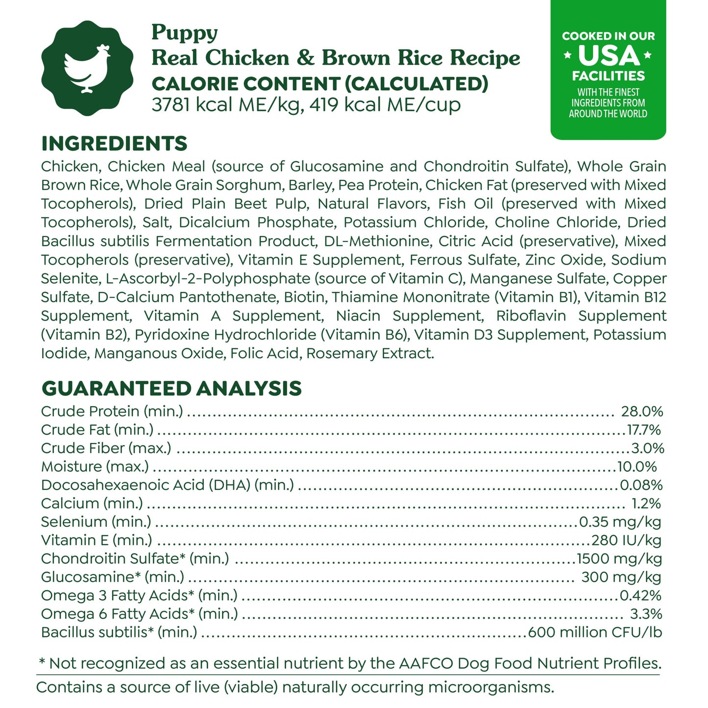 Greenies Smart Essentials Puppy High Protein Dry Dog Food Real Chicken & Brown Rice Recipe, 13.5 lb. Bag