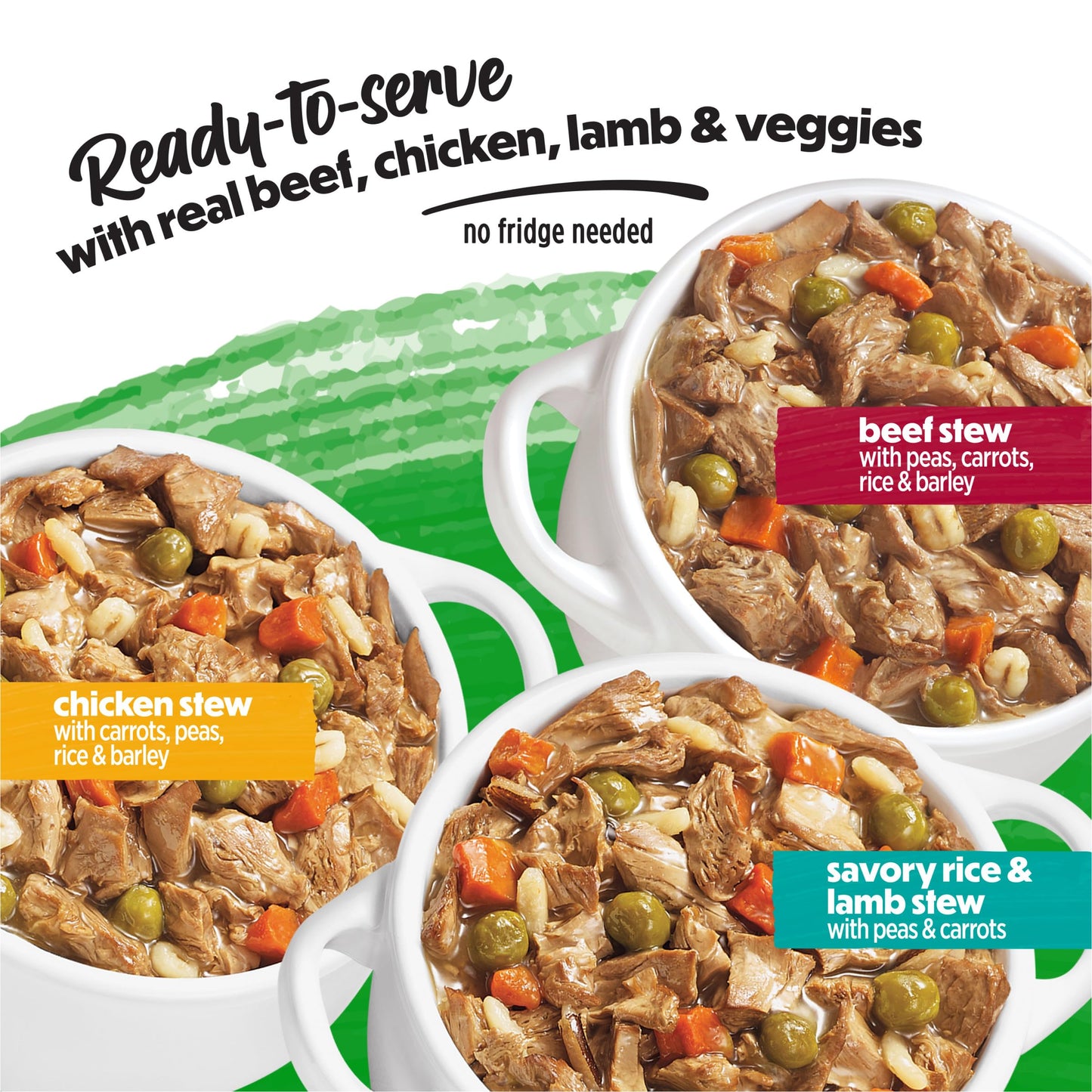 Purina Beneful Gravy Wet Dog Food Variety Pack, Prepared Meals Stew - (12) 10 oz. Tubs