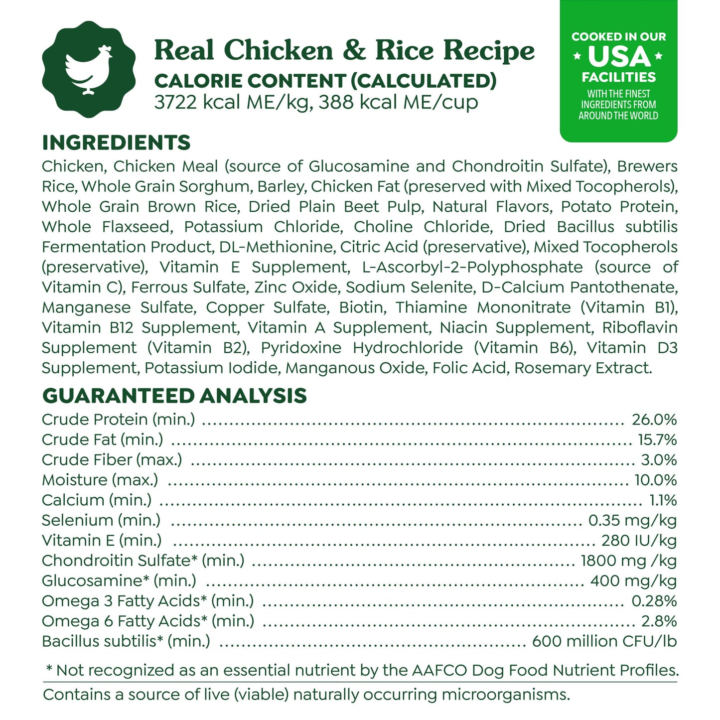 Greenies Smart Essentials Adult High Protein Dry Dog Food Real Chicken & Rice Recipe, 15 lb. Bag