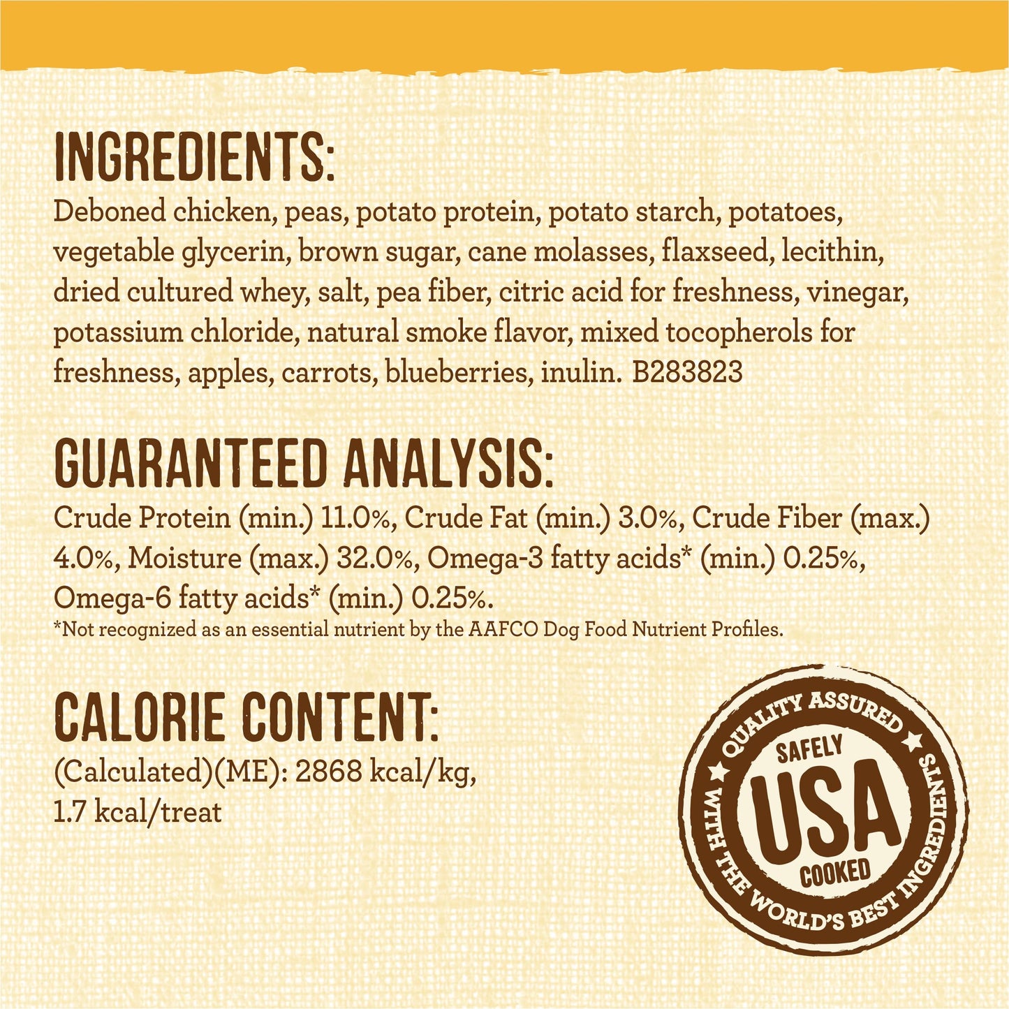Merrick Lil’ Plates Grain Free Small Dog Treats, Natural Training Treats For Small Dogs, Lil’ Chunky Chicken - 5 oz. Pouch