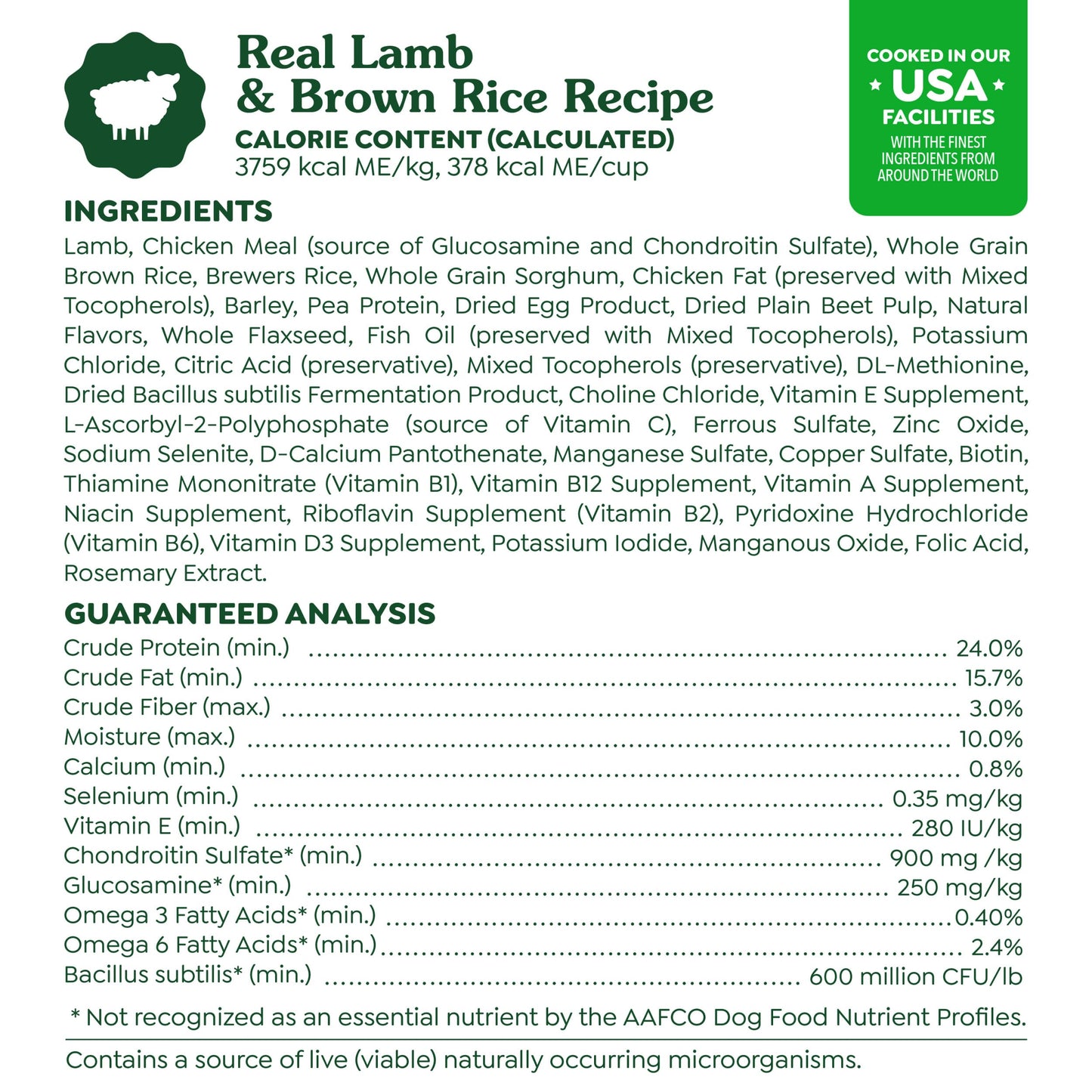 Greenies Smart Essentials Sensitive Digestion & Skin Adult Dry Dog Food Real Lamb & Brown Rice Recipe, 15 lb. Bag