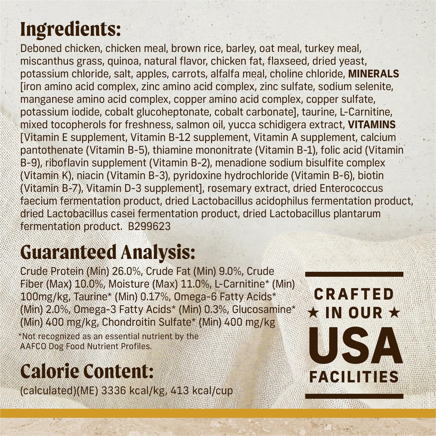 Merrick Healthy Grains Premium Adult Dry Dog Food, Wholesome And Natural Kibble With Chicken And Brown Rice - 25.0 lb. Bag