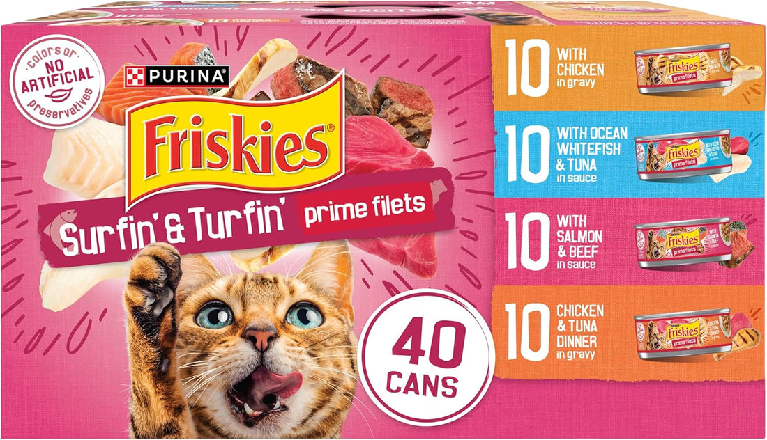 Purrs, Protein, and Prime Filets: Why Purina Friskies Surfin’ &amp; Turfin’ Prime Filets Variety Pack Is a Cat Owner’s Pantry Staple