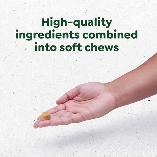 Greenies Supplements Dog Skin and Coat Supplements with Fish Oil & Omega 3 Fatty Acids, Chicken Flavor, 7.37 oz. 40-Count