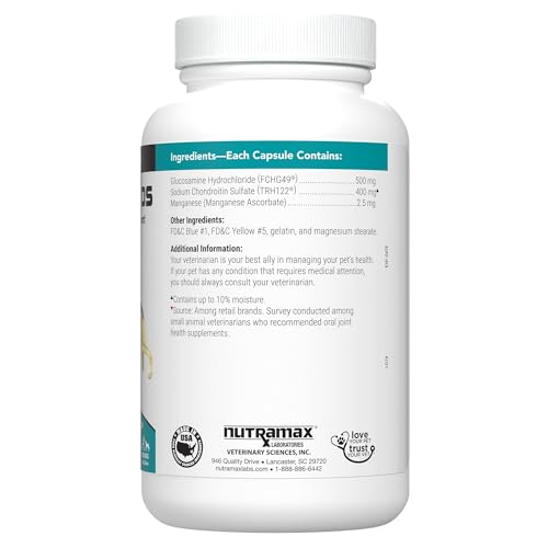 Nutramax Cosequin for Dogs Joint Health Supplement, Contains Glucosamine for Dogs, Plus Chondroitin, Supports Healthy Joints, Sprinkle Capsules, 132 Count