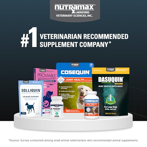 Nutramax Laboratories Dasuquin with MSM Chewables, Small/Medium Dog, 150 Count, White