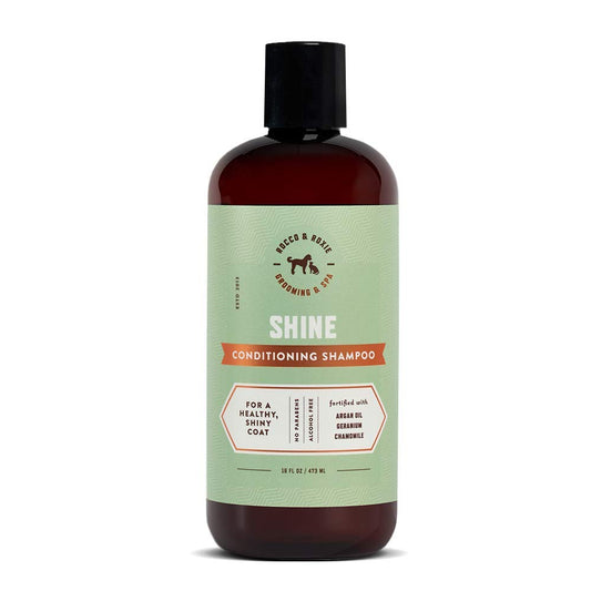 Rocco & Roxie Supply Co. Dog Shampoo and Conditioner - Soothe Oatmeal Shampoo for Itch Relief, Calm Hypoallergenic Shampoo for Sensitive Skin, and Shine Argan Oil Pet Wash - Puppy Bathing Supplies