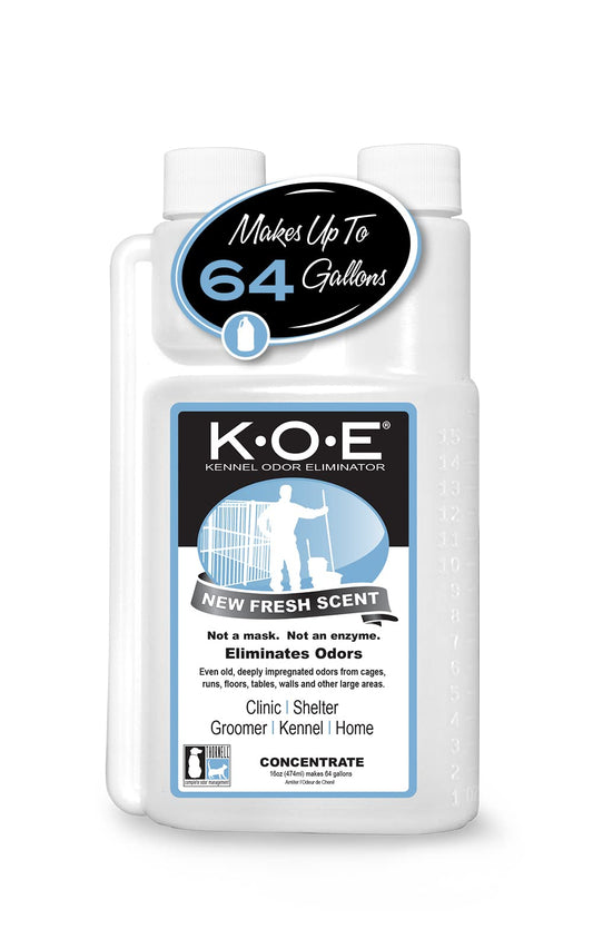 K.O.E Kennel Odor Eliminator Fresh Scent Concentrate 16 oz